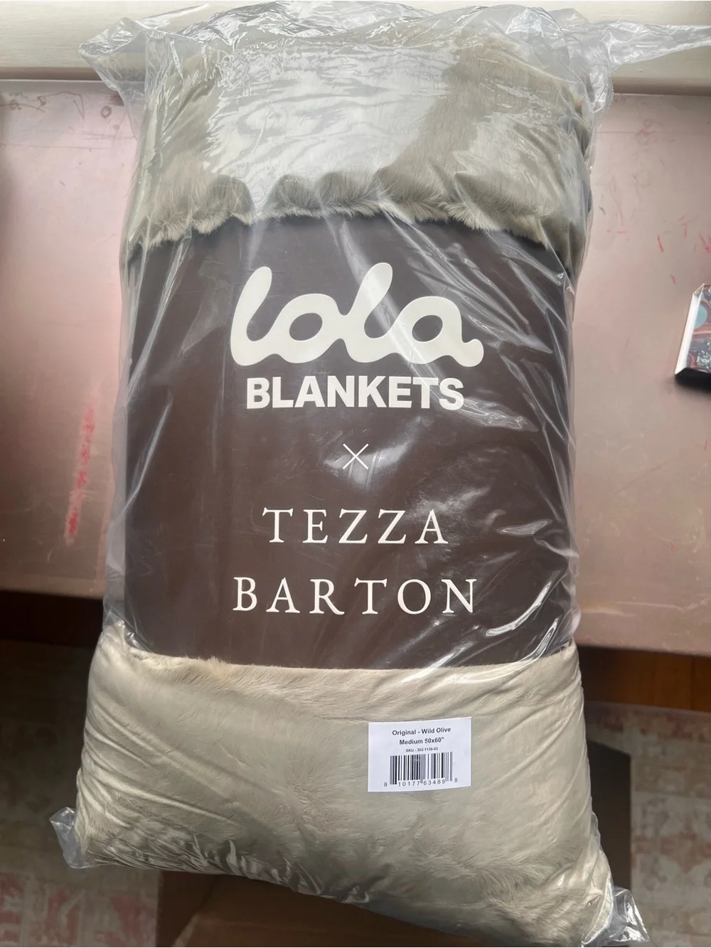 Lola Blanket Wild Olive, Medium NWT